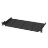 Techly 360882 lentyna 1U 150mm stelažas 19, 2 tvirtinimo taškai, perforuota, Juoda