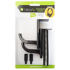 Intracom TECHLY Universal Adhesive Headphone Holder skirta Monitorius and Desk Juodas 2pcs