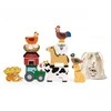 Viga Toys Viga Medinė Žaislai Stovintys Ūkiniai Gyvūnai