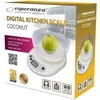 Virtuvinės svarstyklės Virtuvinė Skalė - Esperanza EKS007 5kg Talpa Taro Funkcija Elektroninė Balta