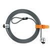 DELL 461-10054 kabelio užraktas Oranžinė, Sidabras