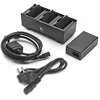 Zebra 3 Slot Baterija Charger; ZQ300 serija; apima maitinimo šaltinį ir ES maitinimo laidą