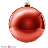 Kalėdinis PVC bumbulas (raudonas) 20cm