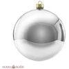 Kalėdinis PVC bumbulas (sidabrinis) 30cm