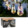 LED sodo lempučių girlianda su saulės baterija *3569