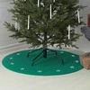 LED šviečiantis kilimėlis po eglute 100cm, žalias