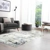 Carpetspers Trumpo Plauko Modernaus Stiliaus Kilimas Pilkas NAVY 160x230