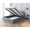 FDM Minkšta lova 160x200 su pakeliamu rėmu AMBER