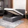 FDM Minkšta lova 90x200 su AMBER čiužinio rėmu