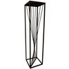 Framado Metalinis Stovas Gėlėms RIVER Juodas 100 cm