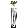 Framado Metalinis Stovas Gėlėms RIVER Juodas 100 cm