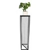Framado Metalinis Stovas Gėlėms RIVER Juodas 100 cm