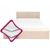 Kietas čiužinys 140x200 SENPURO PURE COMFORT H3/H4 – dvipusis, 7 zonų su nuimamu užvalkalu