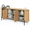 Lenart Plati komoda su spintelėmis apvali RT-04 200x45x82