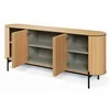 Lenart Plati komoda su spintelėmis apvali RT-04 200x45x82