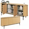 Lenart Plati komoda su spintelėmis apvali RT-04 200x45x82