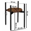Poland Loft Inspired Metalinis Augalų Stovas LOFT INDUSTRIAL 40 cm