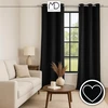 Moredeco Aksominė užuolaida Velvet 140 × 250 cm – juoda/smėlio/grafito/mėlyna/žalia spalva, blackout, su žiedais 1 vnt.