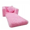 Odol Plush Vaikiškas Fotelis Išlankstomas Pliušinis Rožinis 50x40 cm