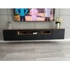 TV staliukas SFM Televizoriaus spintelė universali komoda pastatoma ir pakabinama 200x36,8x41,2 cm Odyn