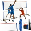 Universalus tinklo rinkinys badmintonui, tinkliniui ir tenisui 310 cm su reguliuojamu aukščiu