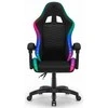 Žaidimų kėdė, biuro pasukama kėdė Hell's Chair HC-1000 juoda LED RGB