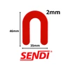2 mm intarpai plytelėms - pasagos, N-SPACER Sendi, 100 vnt.