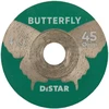 45 x 9,6 mm deimantinis diskas graveriui Proxxon LHW 220V, plytelėms pjauti, Butterfly, Distar