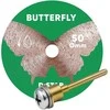 50 mm deimantinis diskas su koteliu graveriui, plytelėms pjauti, Butterfly, Distar