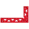 90 laipsnių kampų laikiklis / fiksatorius Sendi 50 x 100 mm, plastikinis