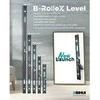 BIHUI B-Rollex 180 cm smūgiams atsparus aliumininis gulsčiukas