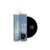 GoPoxy Epoxy 12 - Gloss Juodas dvikomponentis plytelių tarpų glaistas 400 ml kartridžas