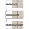 Grąžtas armatūros nugręžimui 300 mm ECEF, 10,12,14,16,20,22,32 mm skersmens, SDS+, Grąžto skersmuo SDS+: 16mm