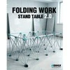 Išskleidžiamas darbo stalas 220×115×82 cm Bihui LFFB
