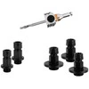 Mandrex One-Click Starter komplektas, 11 mm HEX, trumpas centr. grąžtas HSS+, 5 x jungtys 14-210mm karūnėlėms