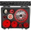 Rinkinys plytelių gręžimui SENDI Extreme 20/25/35/40/55/68 mm + deimantinis diskas Ø125 mm + freza 20-50 mm + adapteris M14