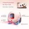 CATLINK BayMax Scooper SE Rožinis savaime išsivalantis automatinis išmanus kačių tualetas su APP