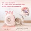 CATLINK BayMax Scooper SE Rožinis savaime išsivalantis automatinis išmanus kačių tualetas su APP