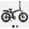Dviratis 20" elektrinis Engwe X20 dviguba baterija juodas