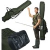160 cm Gold Fisher meškerės užvalkalas, 3 skyriai