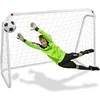 2 baltų Signal futbolo vartų rinkinys