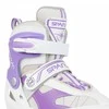2in1 SPARTAN Violetinė-Baltas Inliner pačiūžos (38-41)