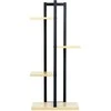 4 pakopų metalinis gėlių stovas, 93 cm
