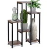 6 pakopų metalinis gėlių stovas, 70 cm
