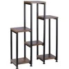 6 pakopų metalinis gėlių stovas, 70 cm