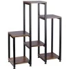 6 pakopų metalinis gėlių stovas, 80 cm