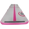 Airtrack gimnastikos kilimėlis MASTER 300 x 100 x 10 cm rožinė-pilka