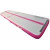 Airtrack gimnastikos kilimėlis MASTER 400 x 100 x 20 cm rožinė-pilka