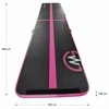 AirTrack pripučiamas gimnastikos kilimėlis MASTER 500 x 100 x 10 cm juodai rožinis