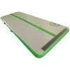 AirTrack pripučiamas gimnastikos kilimėlis MASTER 400 x 150 x 20 cm pilkai žalias